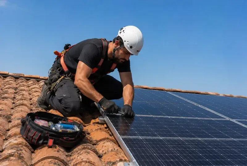 Maintenance et monitoring de panneaux solaires à Bassillac et Auberoche